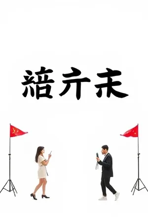 路演现场举手提问的观众